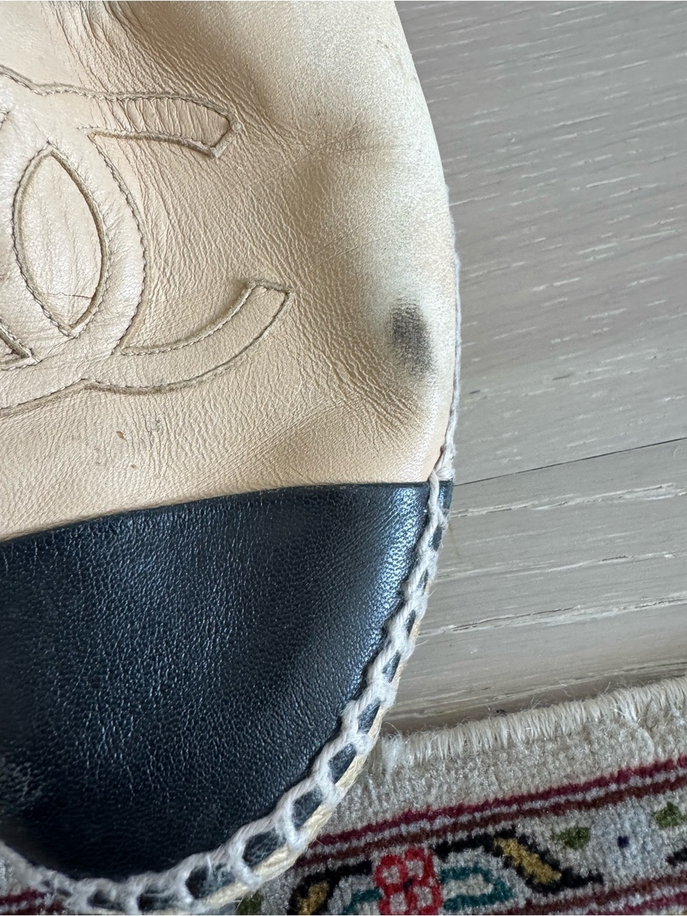 CHANEL  Espadrille Loafers 2 tone - Picture 3 of 16